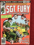 *Vintage MARVEL Comics Sgt. Fury Comic Books Lot of 3 1978-1979 Retired