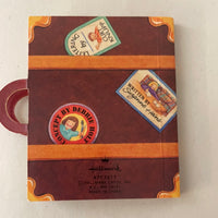 Vintage TYLER TEDDY’s New Home Miniature Book Hallmark Cards XPG3417 Suitcase