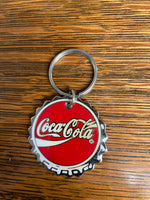 *Vintage 1993 COCA COLA Key Chain Red Silver