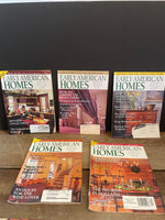 Lot/5 Vintage EARLY AMERICAN HOMES Magazine 1998 Feb,June,August, October,December