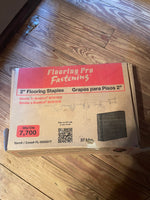 Flooring Staples Open Boxes of 1-1/2” & 2" Flooring Pro Fastening Compares to Stanley BOSTITCH BCS1512 & BCS1516