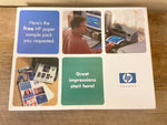a** New HP Printer Photo Paper Sample Pack Variety 8.5” x 11” White