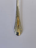 Vintage 1933 Alvin Sterling Silver CHASED ROMANTIQUE Pattern 6-1/8” Sugar Spoon