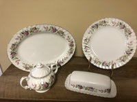 Vintage CREATIVE Regency Rose 2345 Japan Pink Retired Fine China Set Variety of Pieces