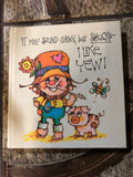 *Vintage AMERICAN GREETINGS Sunbeam Library Book “It May Sound Corny But I Like Yew” 1970 Retired