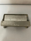 a** Vintage Better Packages LABELOR #202 & Brush Cast Iron Postal Box Silver