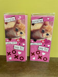 <€€ New Valentine Card I THINK YOU’RE PURR-FECT  w/ Envelope in Plastic Seal 2022 Voila