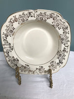 €¥ Vintage China EDWIN M. KNOWLES Ivory 22k Gold Rim Set Retired