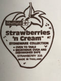 Vintage Shefield  “Strawberries by Cream” 10.5” Dinner Plate
