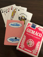 GEMACO Casino Pro Playing Cards STATION CASINO Kansas City Armor Finish Red & Blue