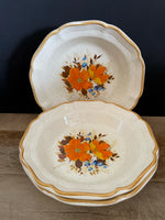 <€€ Vintage Mikasa Garden Club Flowerfest EC 452 Japan 5pc Set Plate Soup Mug Retired