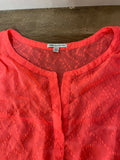 Womens Juniors AMERICAN EAGLE Outfitters Medium Coral Sleeveless Top Blouse