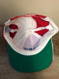 *Vintage AMERICANA Lite Beer Red White Blue USA Flag SnapBack Baseball Hat Cap Adjustable
