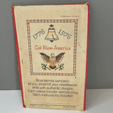 Vintage UNCUT UN-IRONED Butterick Americana Bicentennial Samplers Pattern 4262 One Size