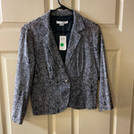 NEW Womens Sz 9/10 Charlotte Russe Gray Jacket Blazer Short NWT