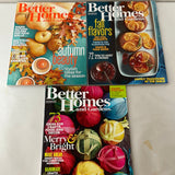 Better Homes & Gardens Magazines 2015 11 Issues Cooking Organizing Gardening Decor