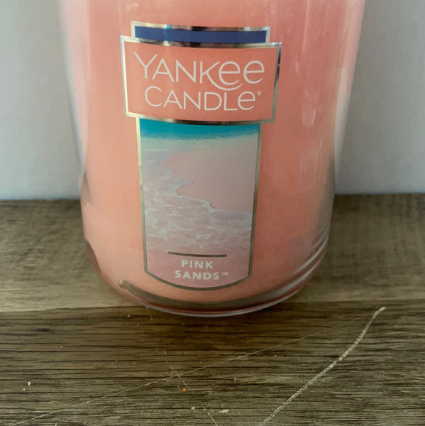 New YANKEE CANDLE Pink Sands Large 22 oz Jar – Touched By Time Treasures