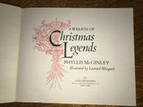 *Vintage 1967 A Wreath of Christmas Legends Phyllis McGinley Softcover 32 pages Collier Books