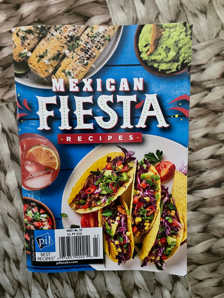 NEW Mexican FIESTA Recipe Book May 2022 by Pilbooks #40021 80 color pages