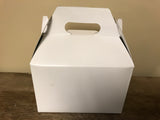 New White Party Boxes Food Lunch Gift Wedding Box Lot/84