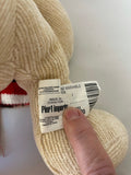 Plush PIER 1 Imports Corduroy Teddy Bear Stuffed Animal Toy w/ Striped Scarf Georgia Bulldogs