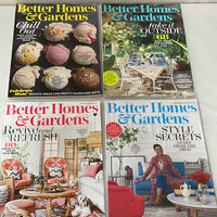 Better Homes & Gardens Magazines 2017 10 Issues Cooking Organizing Gardening Decor