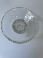 a** Set/3 Glass Taper Candle Holders  Ribbed