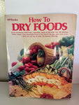 ~€ Vintage How to Dry Foods Softcover by Deanna Delong 1979