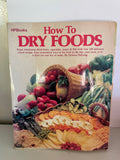 ~€ Vintage How to Dry Foods Softcover by Deanna Delong 1979