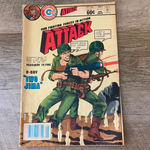 *Vintage CHARLTON Comics Fighting Forces in Action Attack Iwo Jima May 1982 No 34 Retired