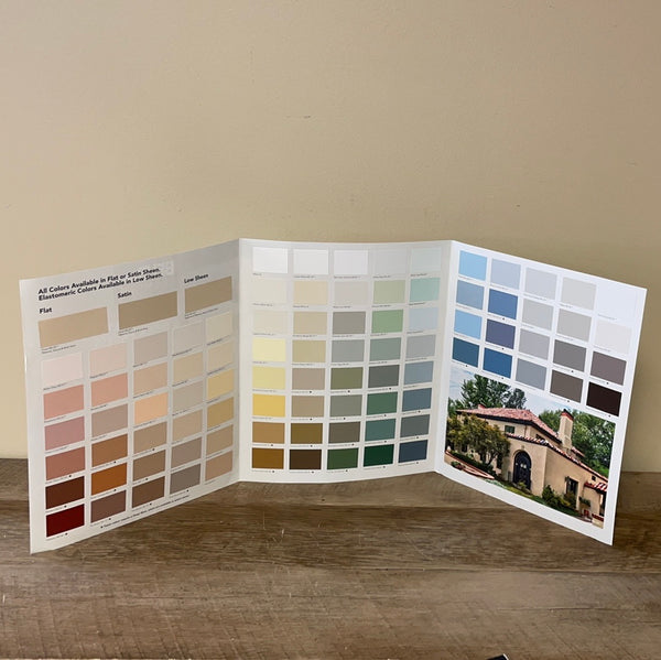 Behr Stucco Paint Color Chart