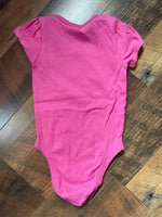 Baby Girls 6-12 Months Bodysuit Set Pink “Pretty just like Mommy” Short Sleeve Top & Panties
