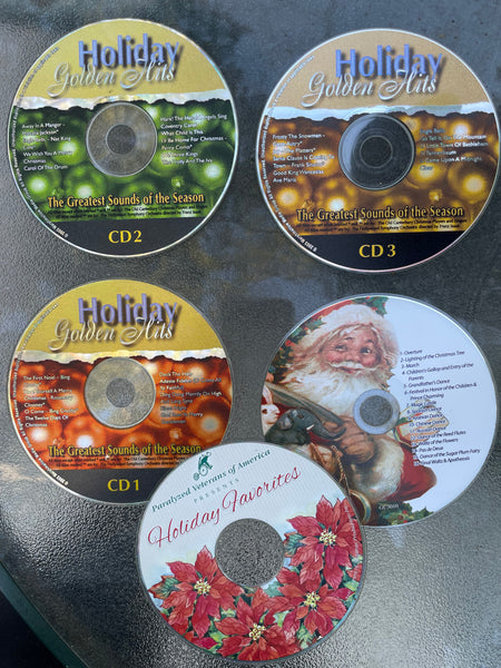 a** Lot/5 Christmas Holiday Music CDs  Holiday Hits (No cases)