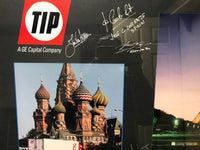 Framed Art Print TIP A GE Company with Signatures Russia Germany France UK Tankers