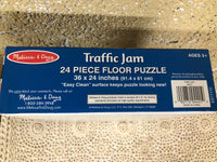Melissa & Doug Traffic Jam 24 Piece Floor Puzzle