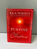 a** Set/2 The Purpose of Christmas & The Purpose Driven Life by Rick Warren Christian Book Hard Cover