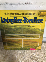 a* Vintage Disney Stories & Songs LIVING FREE BORN FREE Vinyl LP 1972