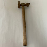 €<a* Primitive Cast Iron Butler Mallet Meat Tenderizer Hammer Ice Breaker