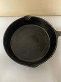 €€ Vintage 10” Cast Iron Frying Skillet Pan No Cracks