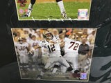 € NEW Two Photos Former Atlanta Falcon’s Quarterback Matt Ryan at Boston College 2008 NFL Authenticated PhotoFile on Matte Board