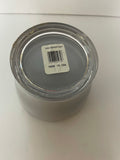 a** Set of 3 Plastic Apothecary Jars for Bathroom Storage Canister Brown White Gray