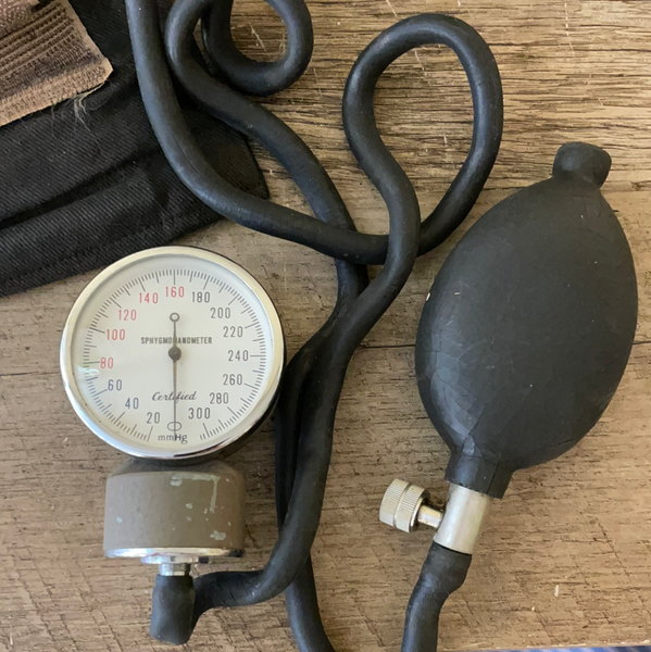 Vintage Sphygmomanometer, Blood Pressure Monitor, Measuring Blood