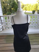 Womens Juniors BYER TOO! Black Spaghetti Beaded Party Cocktail Dress Sz 13