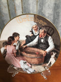 Vintage Norman Rockwell “For All Time” 1997 Bradford Collector Plate Series Retired