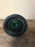 *Vintage Pair Set/2 4” Green Aqua Glass Hemingray USA Railroad Telephone Pole Insulators #40 #42