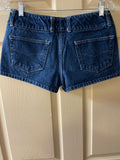 Womens Juniors Sz 7 32.5” Waist TRUST ME Blue Jean Shorts