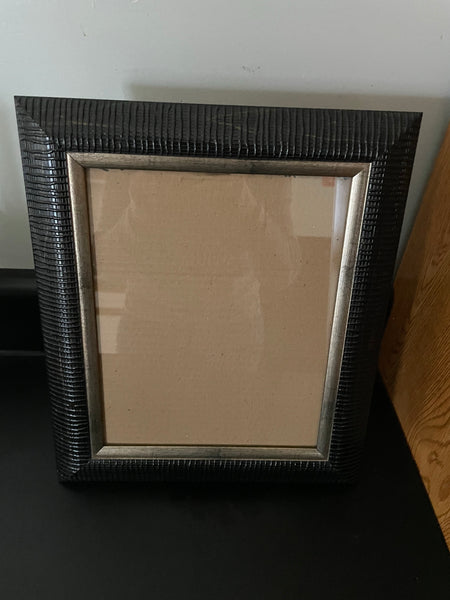 Michael’s 8 x 10 Black Braided Ribbed Picture Frame Tabletop or Hang