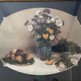 € Framed Art Print FLUERS DANS Fantin-Latour Flowers & Fruits Gold Grapevine