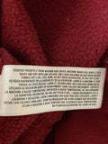 Youth Girls XSmall OLD NAVY Athl Dept Cranberry Colored Zip Up Jacket Hoodie Sweatshirt