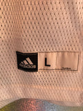 Youth Large Sz 14-16 ADIDAS UNIVERSITY OF KANSAS JAYHAWKS White Football Jersey #35